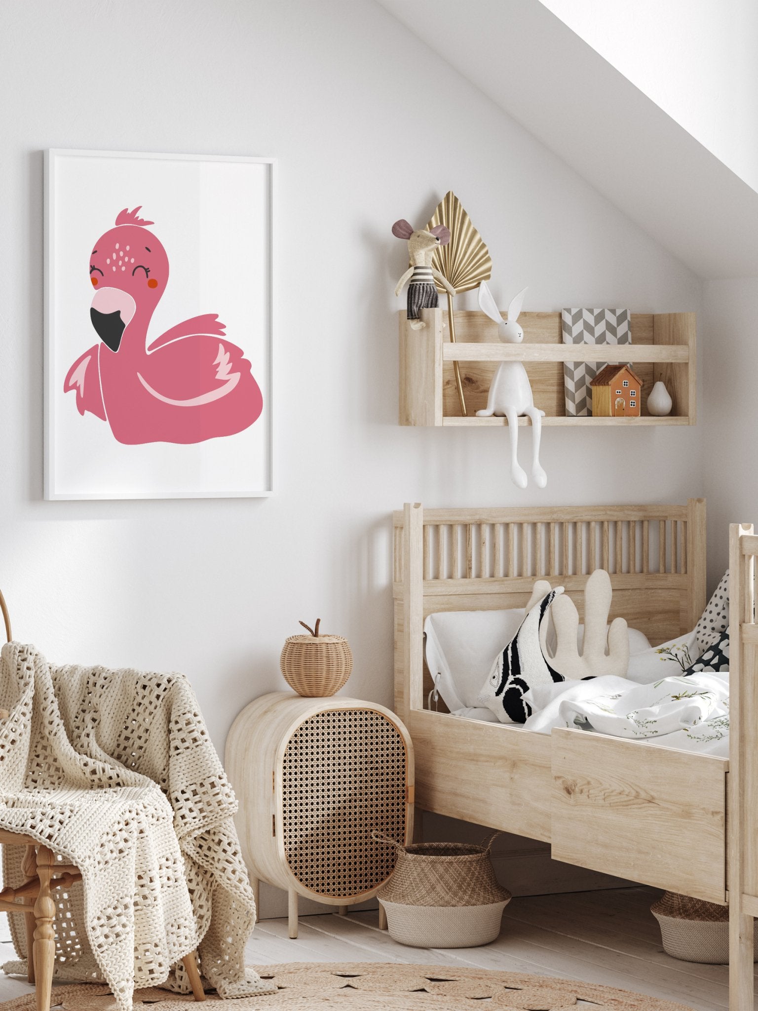 Flamingoen Flemming - Littleposter.dk