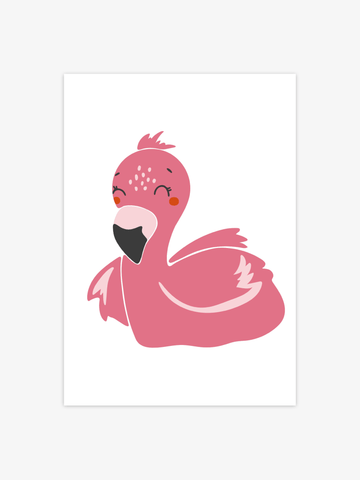 Flamingoen Flemming - Littleposter.dk