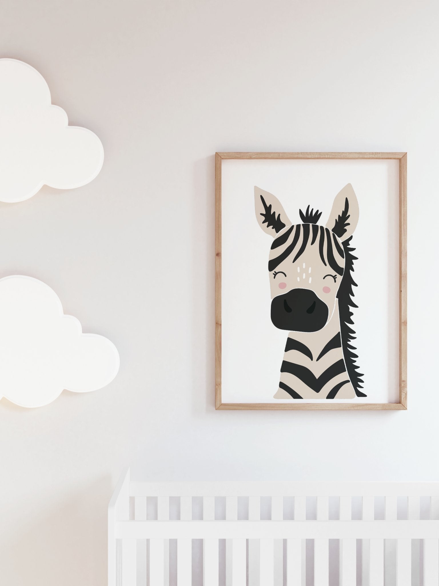 Zebraen Sanne - Littleposter.dk