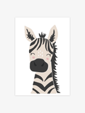 Zebraen Sanne - Littleposter.dk